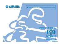 Yamaha XSR 900 - Owners manual 2016 